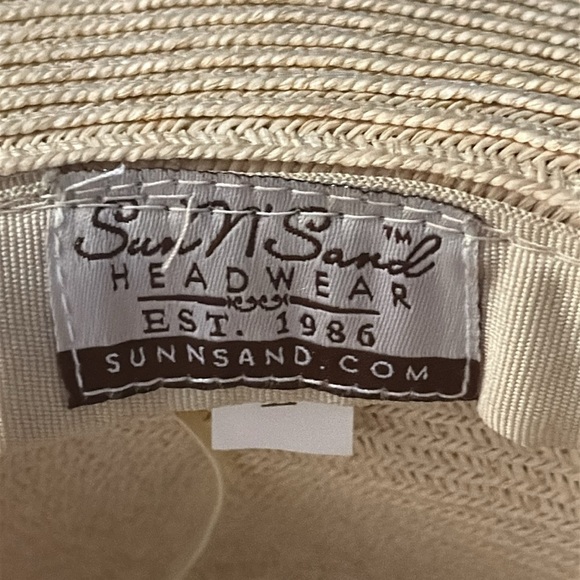 Women’s Sun 'N' Sand Wide Brim Tassels Summer UPF Protection Beach Hat - Picture 6 of 7